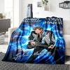 Name Custom Johnny Print Flannel Blanket High Quality Warm Comfortable Cover for All Seasons Perfect for Gifts Home Decor