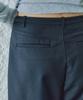 IHR Wide Tuck Belted Pants / Charcoal