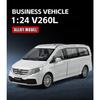 NEU 1/24 Benz V260 MPV Legierungsmodellauto Spielzeug Die-Cast Guss Sound und Licht Rückzieher Auto Spielzeug für Kinder Fahrzeug