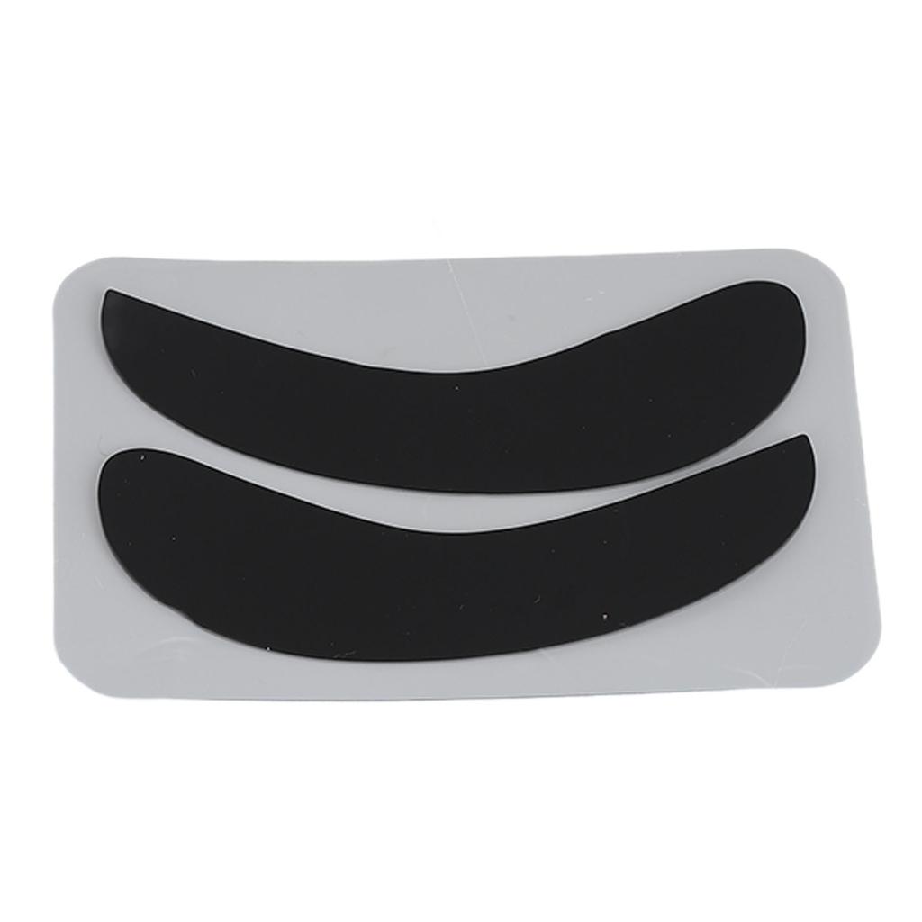10 Pairs Eyelash Extension Under Eye Pads Half Moon Shaped Reusable Silicone Lash Grafting Eye Pads