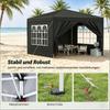 Spacious Garden Gazebo, Garden Gazebo, Outdoor Roof Protection, for Patio, Wedding, Catering & Events (only with Gazebo)