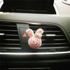 Car Fragrance Air Freshener Holder Bunny Bowknot Shape Shiny Rhinestone Vent Clip Auto Outlet Perfume for