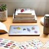 Ruibytree 30 Sheets Printable Clear Vinyl Sticker Paper for Inkjet Printers,Transparent Paper of 8.5x11 "DIY Personalized Self-adhesive Paper That is