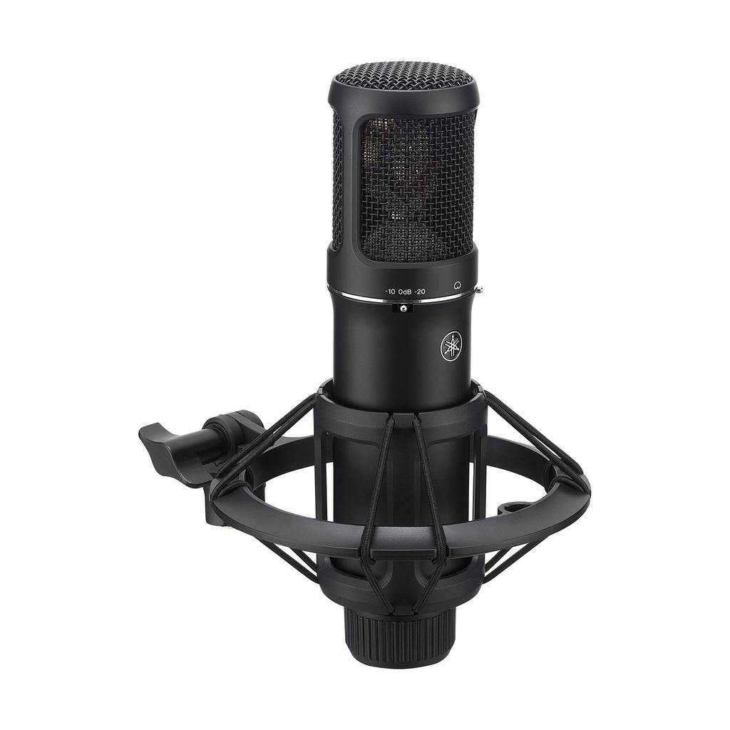 Yamaha YCM705 B Cardioid Condenser Microphone for and Home Black Recording, Streaming, Recording,
