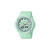 BABY-G Sport Serie Outdoor Sport Klassischer Trend Quarzwerk Harzarmband Japanische und Koreanische Uhr Damenuhr Grünes Zifferblatt BGA-280-3APR