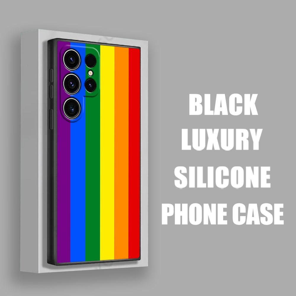 Gay Pride Flag Lesbians LGBT Rainbow S26Ultra Case For Samsung Galaxy S26 S25 S24 S23 S20 S21 FE S22 Ultra Plus Soft Phone Cover