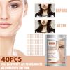 40 Teile/schachtel Face Lifting Patch Unsichtbarer Artefaktaufkleber Lift Kinn Dünnes Gesicht Aufkleber Klebeband Make-Up Face Lift Werkzeuge Einfach zu Verwenden
