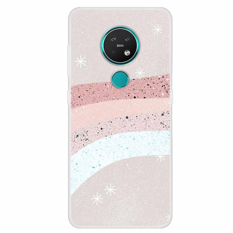 Per Custodia Nokia 7.2 Nokia 6.2 Lusso Silicone TPU Morbida Cover Posteriore Custodia Telefono Per Nokia 7.2 Funda TA-1193 TA-1178 Cartone Animato Coque