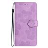 For Xiaomi 15T Pro Case Flower Design Leather Wallet Phone Cover with Wrist Strap