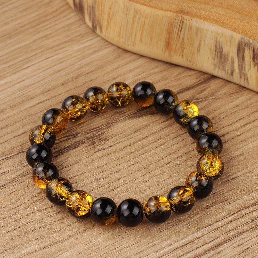 

Стеклянный браслет, нанизанный из бусин для девочек, кристалл Дунхай