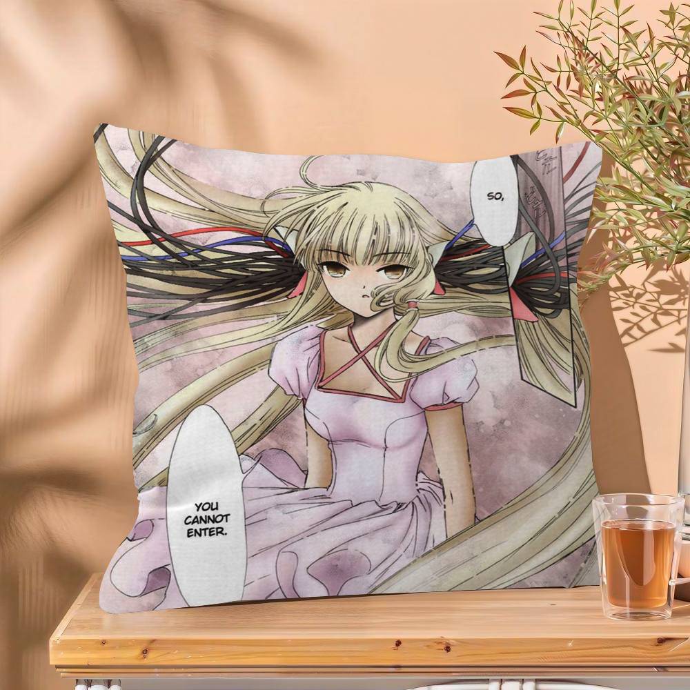 Classic cute Anime CChobits Personalized Pillow Cover Kids Bedroom Wild Party Decor Pillowcase kid Birthday shower Gift