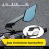 Universal Anti-Glare Rearview Mirror with HD Reflection for Niu Ninebot Electric Motorcycle Wind Deflector