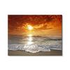 EPSON Inkjet Print Core - Seascape Sunset Ocean Beach Wave Landscape Solid Wood Frameless Painting