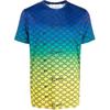Athletic Monogram Short-Sleeve Tee Multicolor Men Tops Multi-Color OMVA034S22FAB0018410