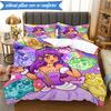 Purple Powerhouse 3pcs K-pop Music Group Bedding set,Ideal for Bedroom, Dormitory,Including Duvet Cover And 2pcs Pillowcases,Fan Gifts