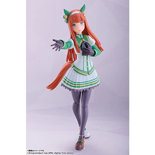 TAMASHII NATIONS S.H.Figuarts Uma Musume Pretty Derby Silence Suzuka, Approximately 134mm, ABS & PVC Painted Action Figure