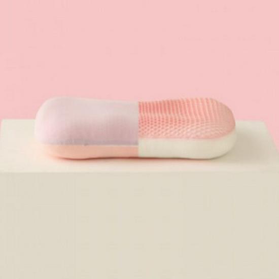 Class A TPE Rubber Neck Support Cooling Pillow - High Loft, Breathable, Gel Core, Anti-Collapse for Hotel or Summer Use