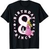 Super Mario Prinzessin Peach 8. Geburtstag Prinzessin Porträt T-Shirt
