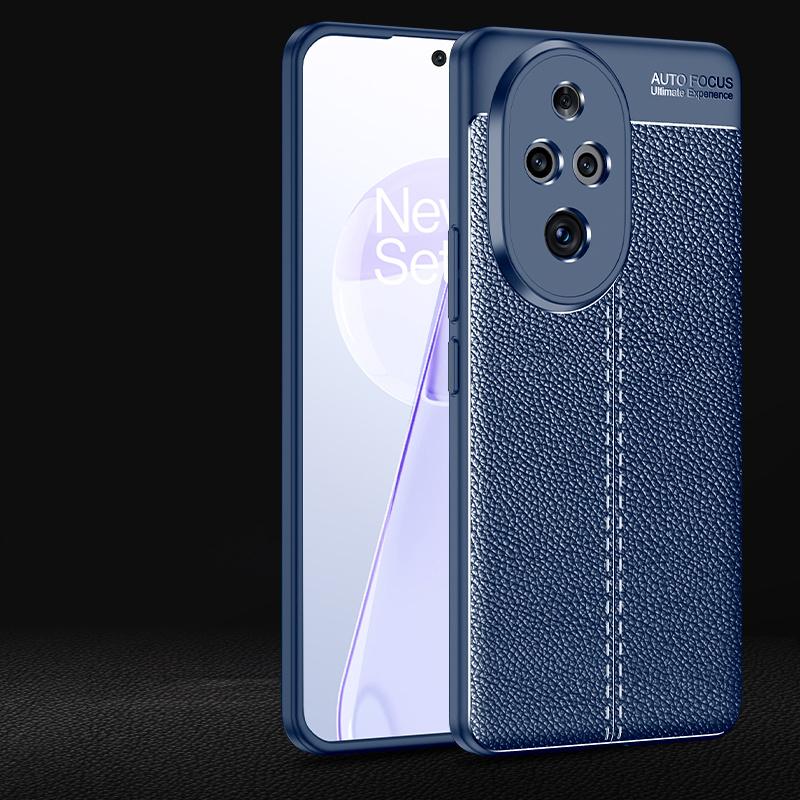 

Чехол для Honor 200 Pro Чехол Honor200 Honor 200 Pro Capa Armor Back Противоударный мягкий TPU Leather Fundas Huawei Honor 200 Pro For Honor 200 синий