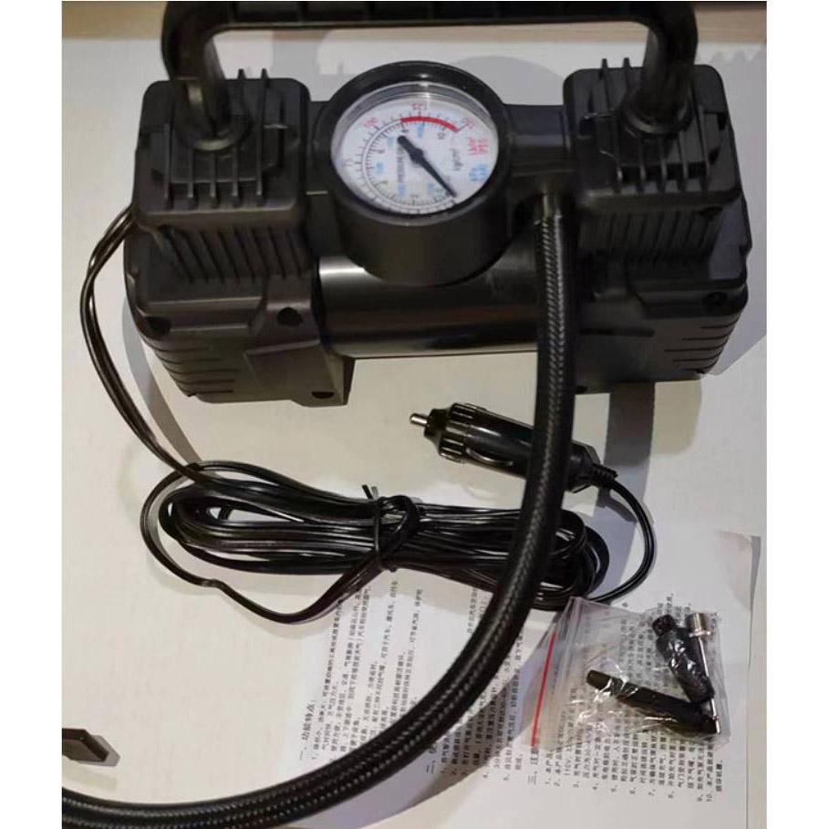 Car Air Inflator Pump With Emergency LED Light 150 PSI 50 L/min Portable Tire Inflator with Digital Display For Car 12V 120W Air Compressor Pump