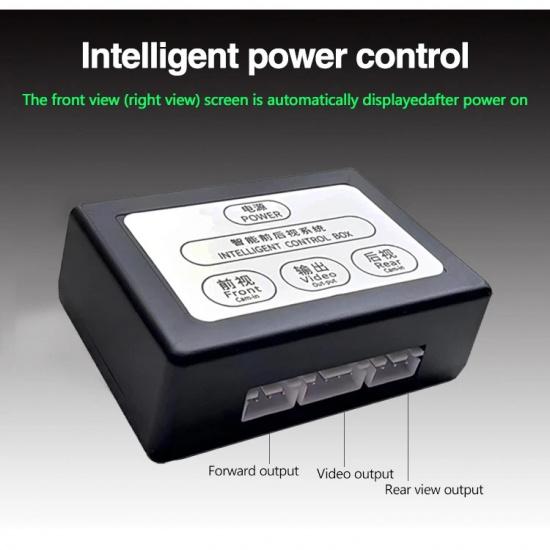 Car Parking Camera two Video Channel Converter Front And Rear View Two-Way Control Box System With Manual Switch Video Reversing
