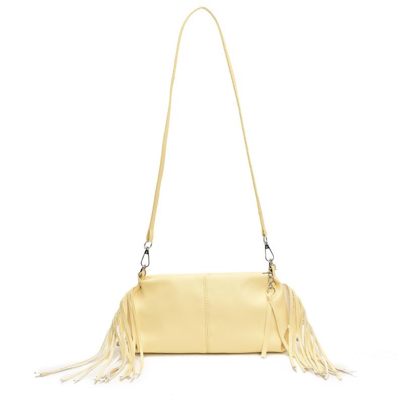 Tassel Underarm Bag Fashionable Large-capacity Casual Bag Shoulder Messenger Bag Texture Cross-border Women's Bag