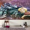 1pc Fullmetal Alchemist Tapestry, Living Room, Bedroom, Office, Party Decor, Ideal Festive Gift
