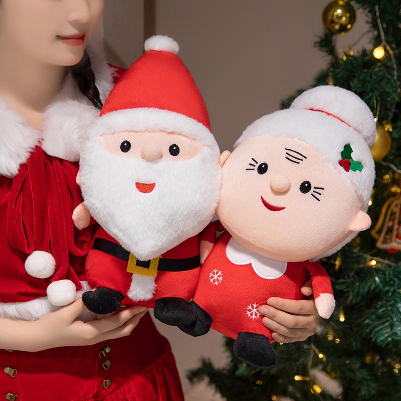 Christmas  New Gingerbread Plush Doll Pendant Santa Tree Elk Old Lady Snowman Plush Toy Home Decor Gift For Boys And Girls