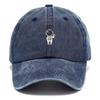 Personalisierbare Astronaut Vintage Gewaschene Baumwoll-Baseballkappe Verstellbare Abgenutzte Trucker-Kappe für Männer Frauen Weltraumforschungskappe