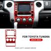 Real Carbon Fiber Sticker For Toyota Tundra 2014 2015 2016 2017 2018    Car Navigation Screen Panel Accessories