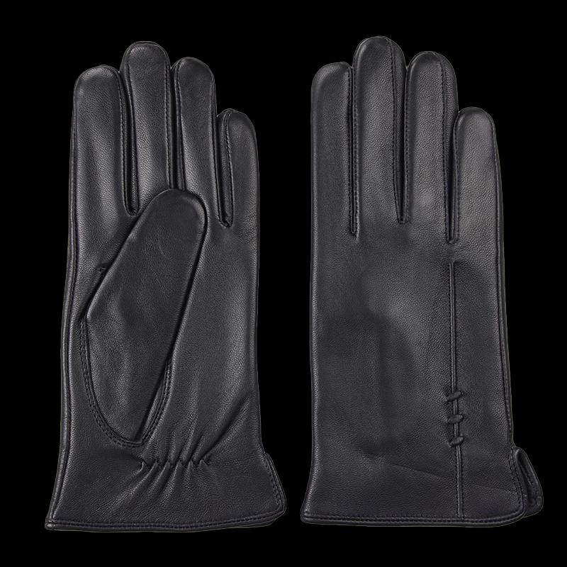 Hengyuanxiang Women's Sheepskin Winter Warm Gloves