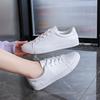 Fashion Desginer Women Sneakers Breathable Students Casual Sports Shoes Girl Flat Leather Pu White Shoes Woman Vulcanize Shoes