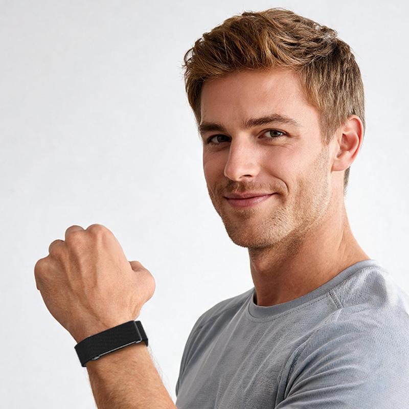 Sport Nylon Braided Watch Strap For Google Fitbit Air Loop Bracelet Breathable Band Wristband for Fitbit Air Fitness Tracker Magnetic Band
