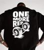 Herren T-Shirt Vintage Lustig Fitnessstudio Training NOCH EINE WIEDERHOLUNG Gewichtheben Damen Streetwear Baumwolle Oversize T-Shirts Kurzarm Locker Oberteil