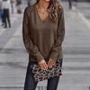 Women's Knitted V-Neck Lace Loose Casual Summer Spring New Arrivals Top