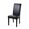 Waterproof PU Leather Seat Covers for Dining Chairs Stretchable Dining Room Chair Seat Covers, Kitchen Chair Seat Covers Protectors