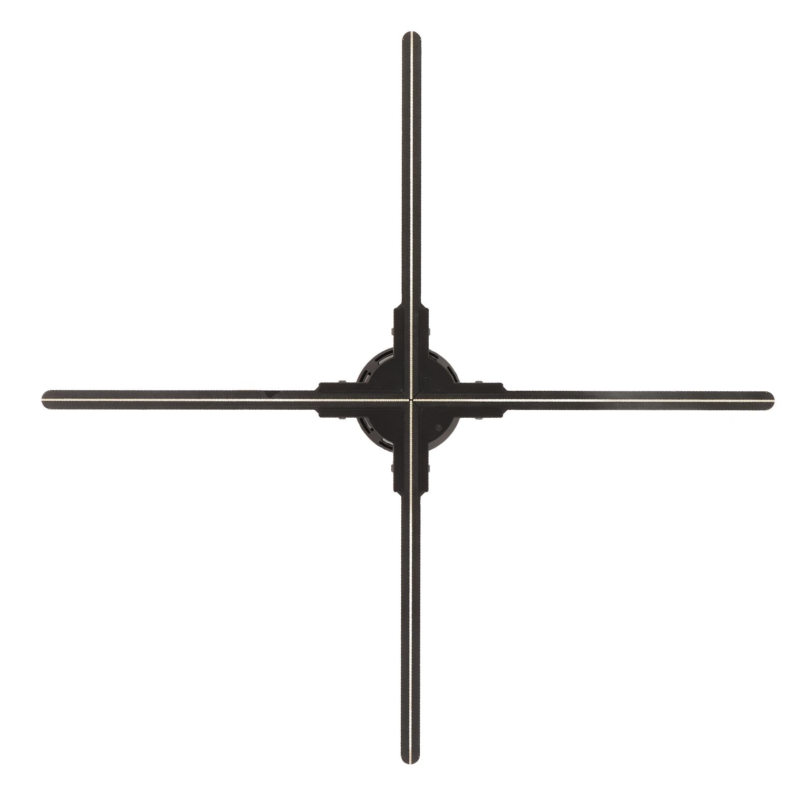 

3D голографическая рекламная машина 2000x720 720 светодиодов 4 лепестка Plug and Play Регулируемый WiFi 3D UK Plug