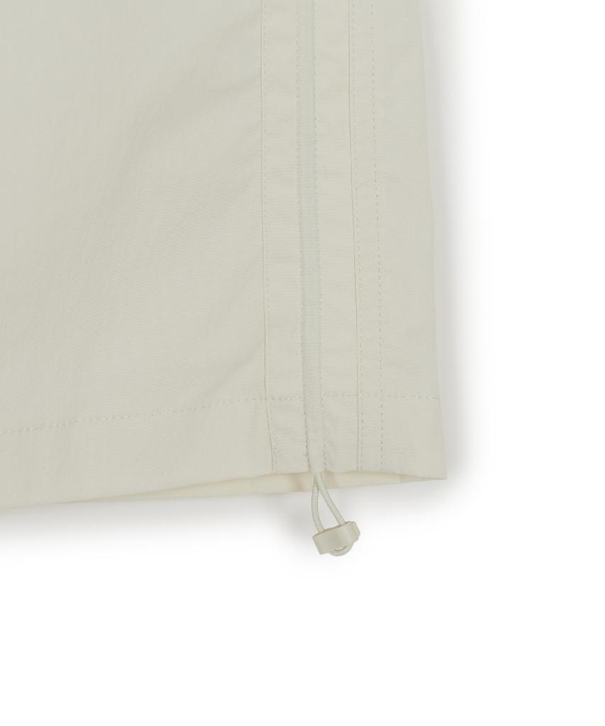 Emelbi Women'S Gorpcore Shirred Cargo Long Skirt Bos (D.Cream)