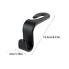 1/5 Pcs Hooks For Bags Car Clips Auto Fastener Hangers Car Storage Front Seat Headrest Organizer Holder Interior Accessories