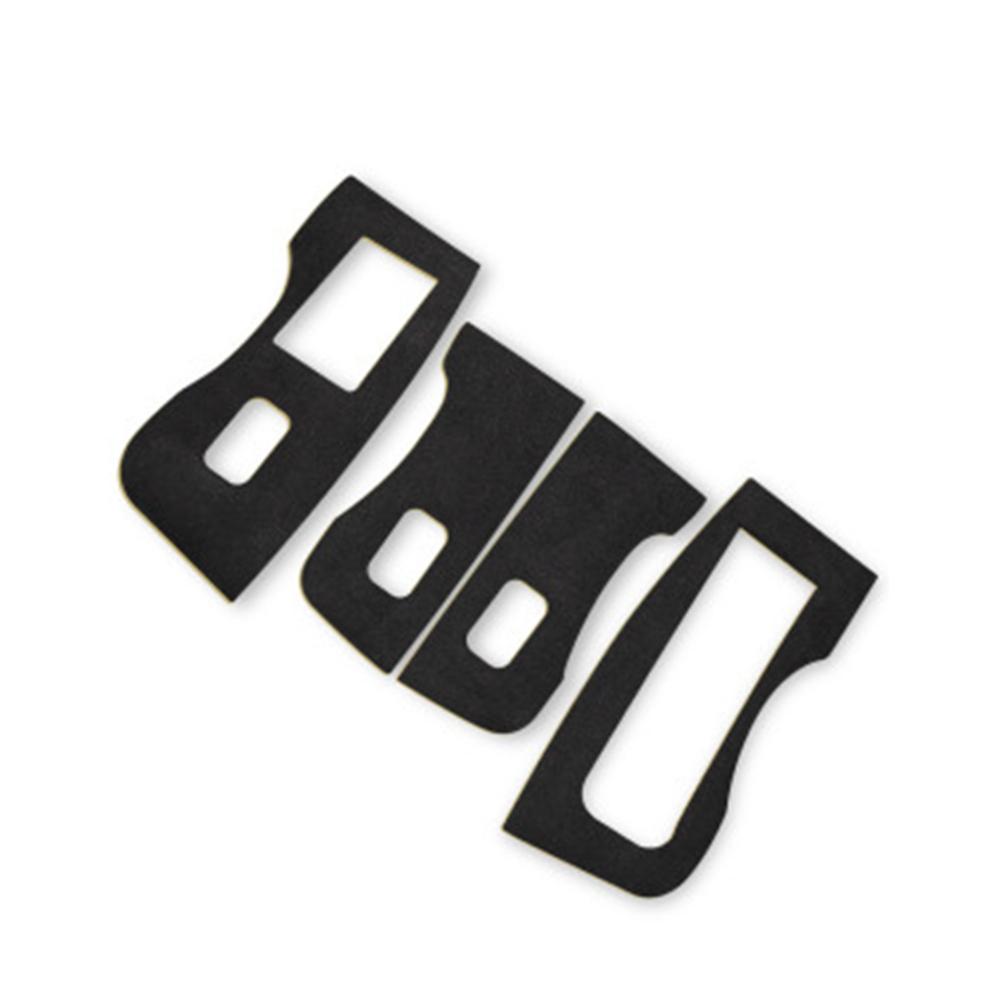 Window Switch Lifter Panel Trim Frame Sticker Car Interior Accessories For Tesla Model 3 Y 2019-2023 чёрный