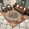 Retro Bohemian Style Carpet Home Large Area Anti Slip Sofa Coffee Table Decoration Carpet