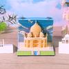 3D Paper Carving Art Craftwork Memo Pad Notepad Note Pad Desk Decoration Creative Diy Decorative Gift For Christmas Housewarming