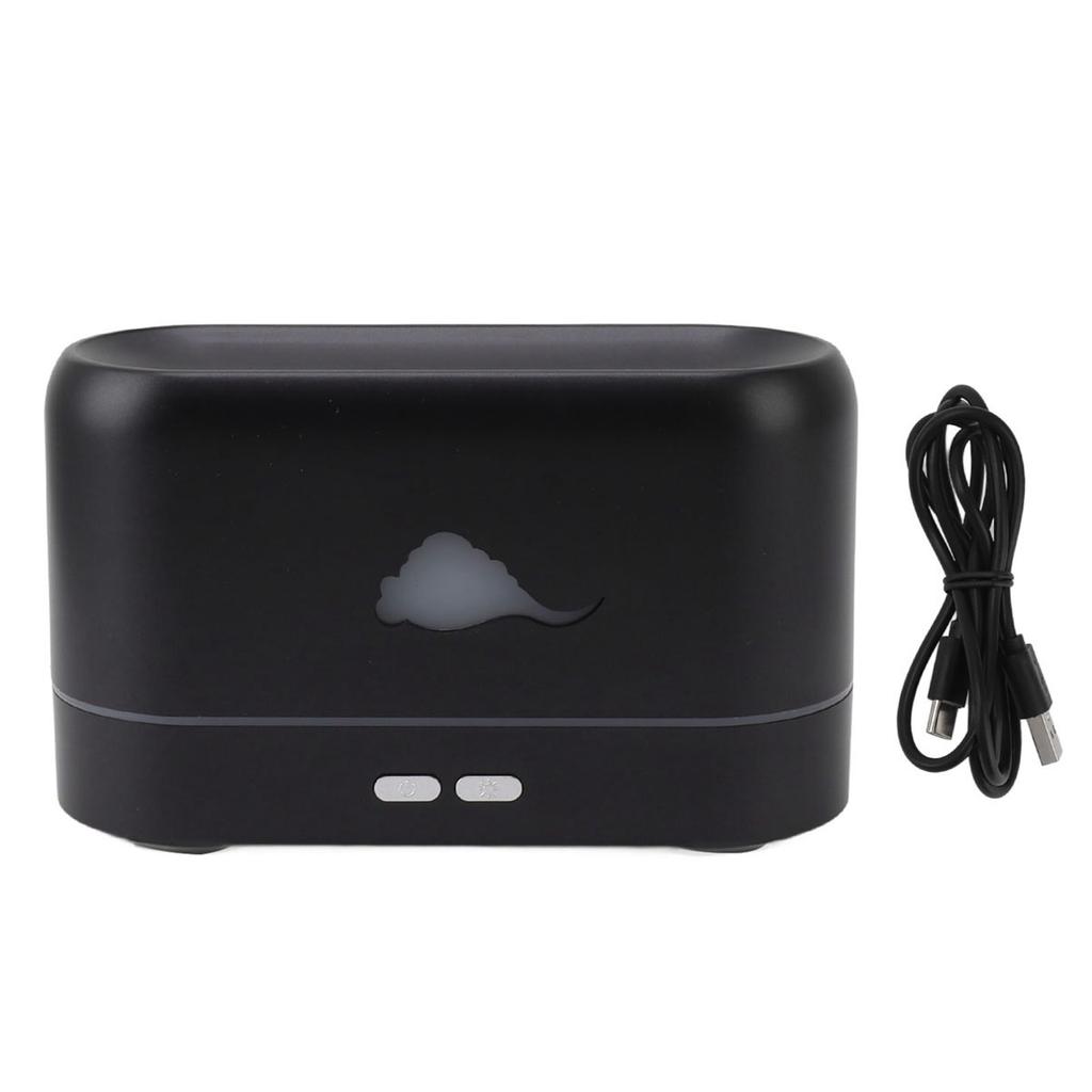 Humidifier Aroma Diffuser Flame Pattern Light Bluetooth Speaker Home Decoration for Room