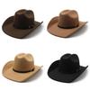 Western Sun Protection Cowboy Hat With Wide Brim For Men Women Summer Travel