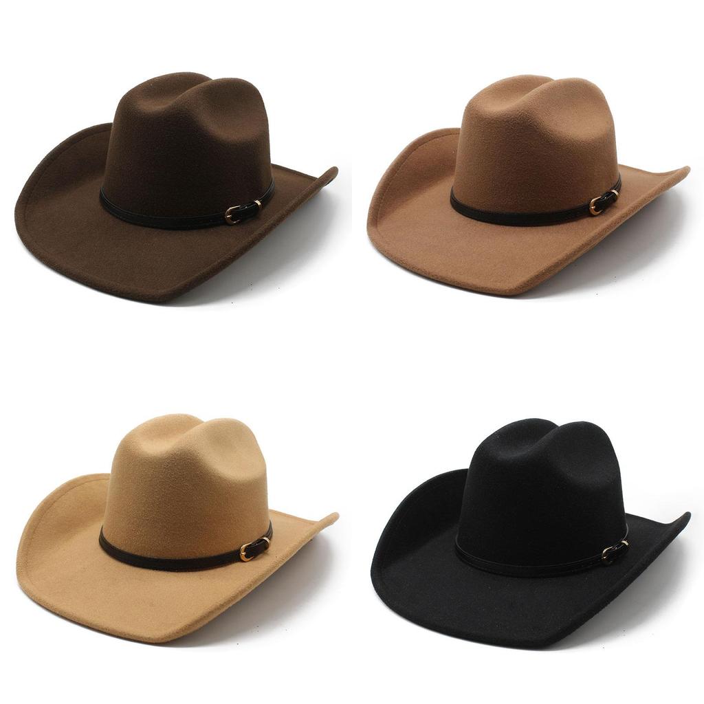 Western Sun Protection Cowboy Hat With Wide Brim For Men Women Summer Travel