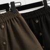 Shorts Women Versatile Cotton Solid Color Elastic Loose Casual Large Size Short Skirts Pants