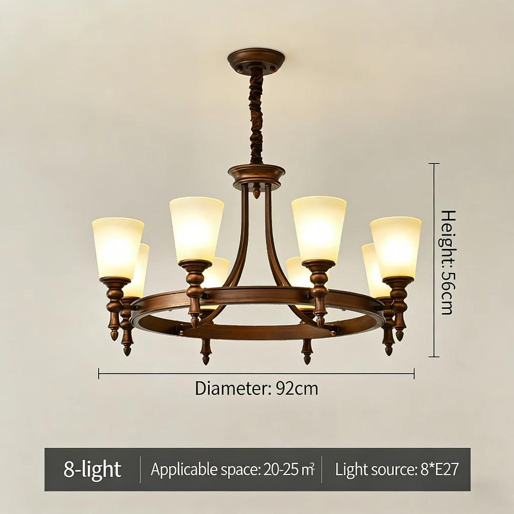 Retro Led Pendant Light Home Decoration Living Room Master Bedroom Dining Room Kitchen Hotel Light Fixture