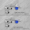 Level Support Adjustable Wall Mount Stand Positioning Rack Thickened Stainless Steel Level Wall Mount Bracket