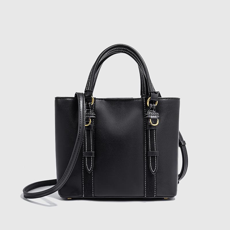 Commuter Double-layered Women Handbag Shoulder Tote Bag Pu Leather Shopping Fashion Office Female Crossbody Top Handle Bag Bolsa