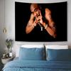 Tapete de Chão Tapeçaria Cantor de Hip Hop 2PAC Tapete Antiderrapante para Lavanderia Decoração de Lavanderia Varanda Criança Sala de Estar Tapetes Domésticos